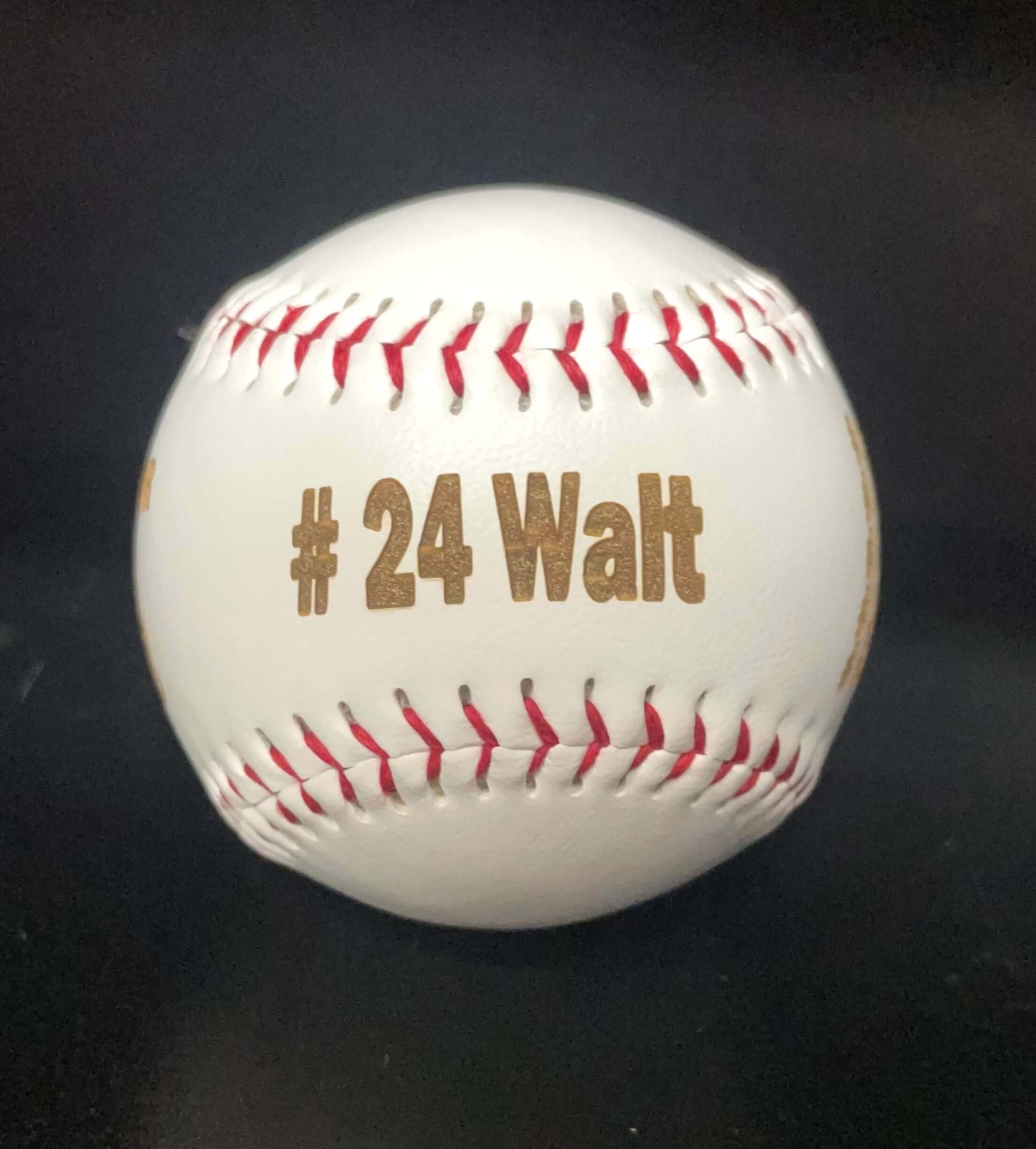 Custom Laser Engraved Baseball – Team & Player Gift