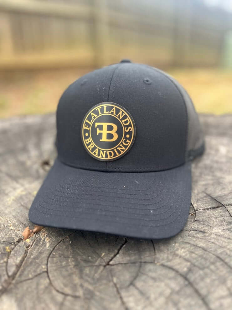 Richardson 112 Black Flatlands Branding Hat