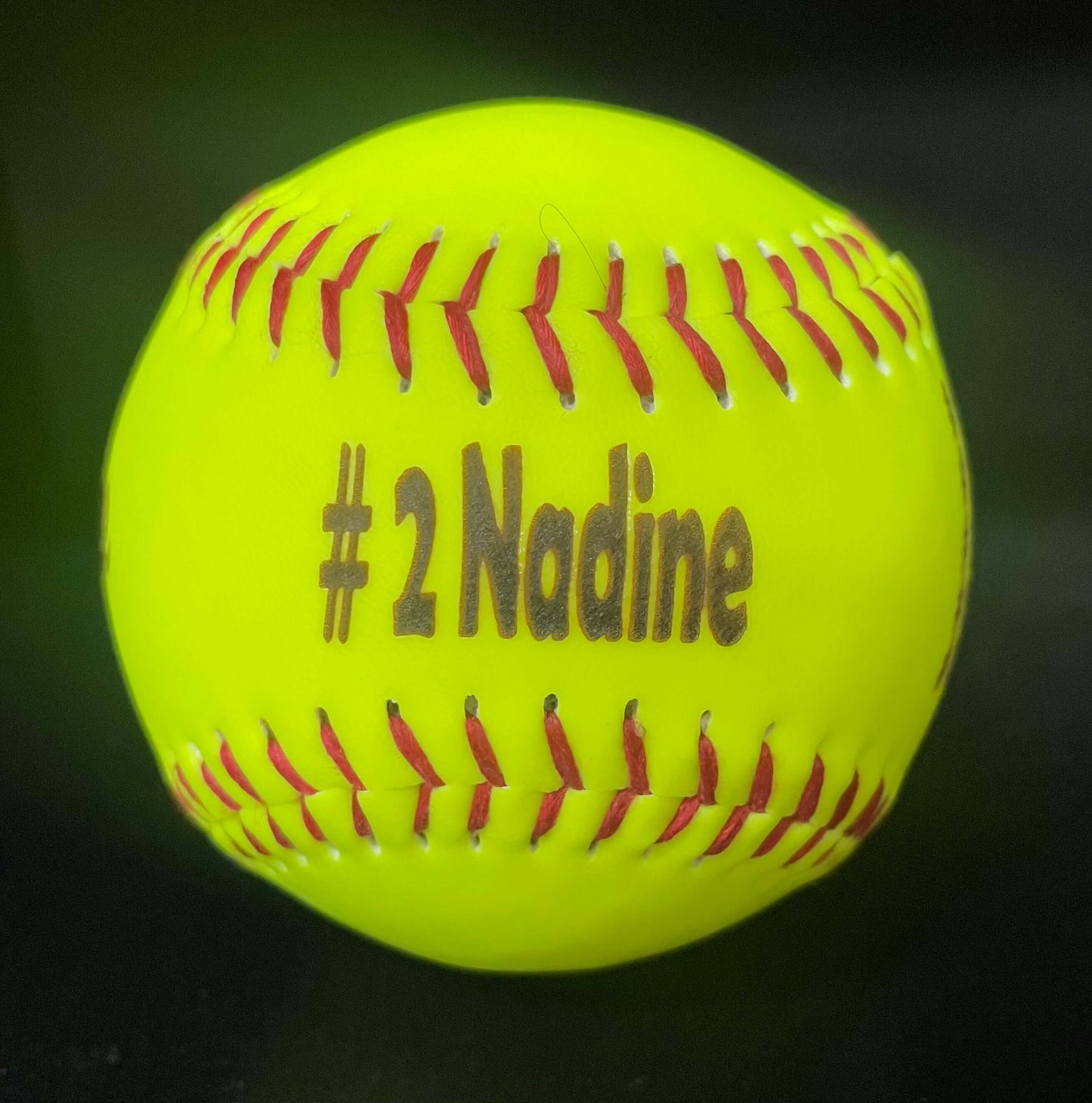Custom Laser Engraved Softball – Team & Player Gift