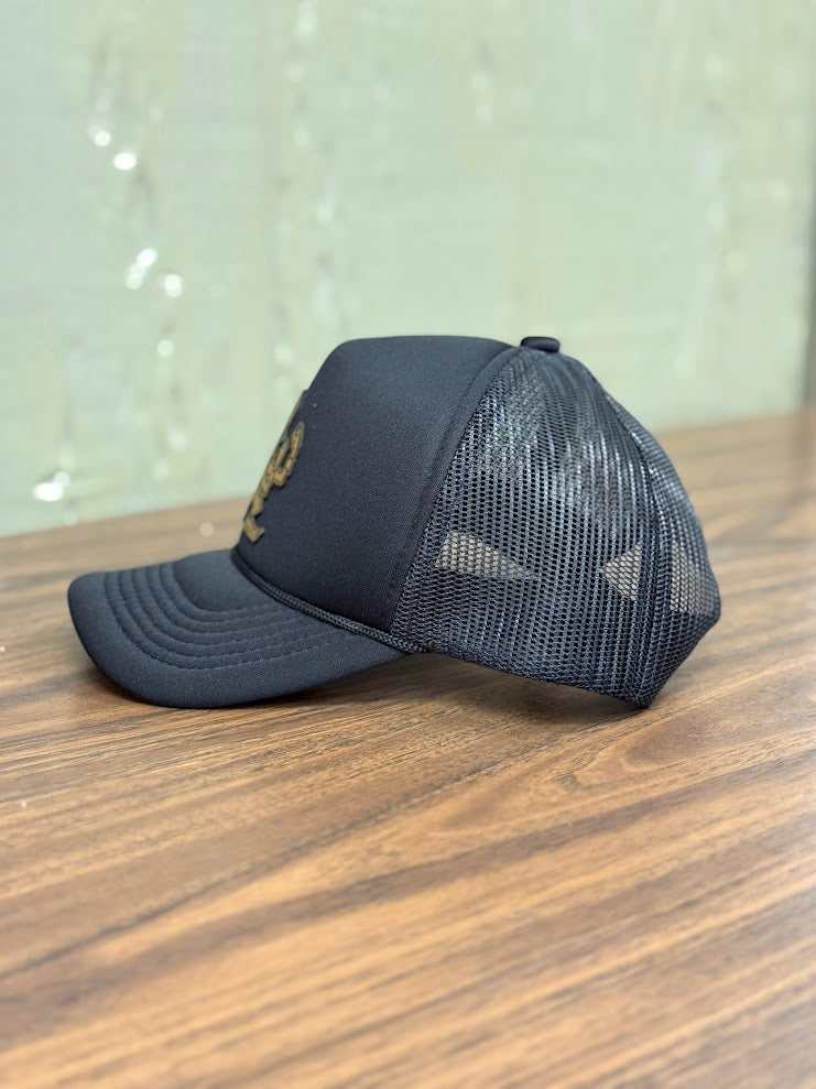 Kids Fighting Irish Foam Rope Hat – Black Trucker Cap