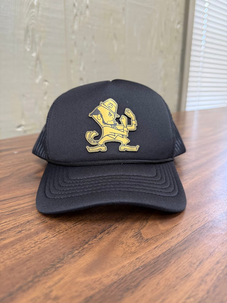 Kids Fighting Irish Foam Rope Hat – Black Trucker Cap