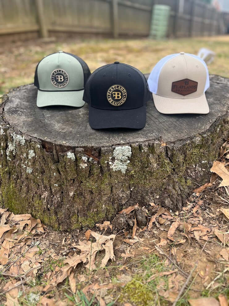 Richardson 112 Black Flatlands Branding Hat