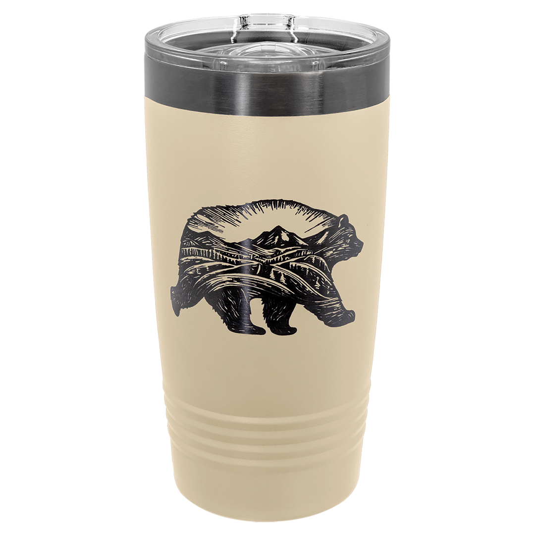 20 oz Polar Camel Limited Edition Black Ghost Tumbler - Bible Verse or Design your own!