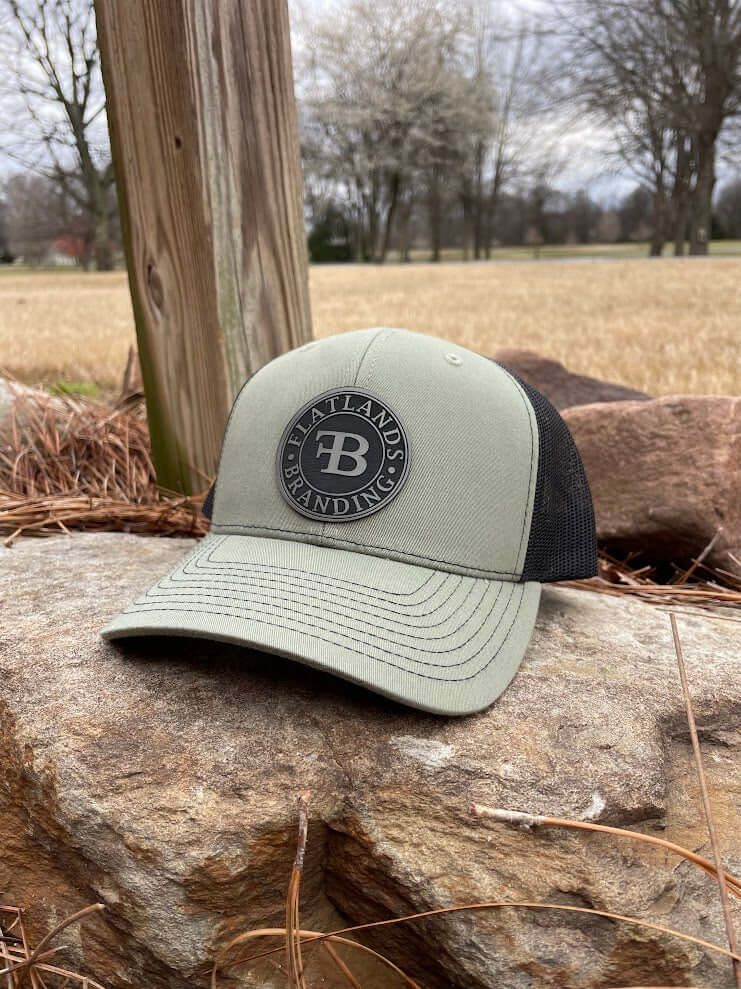 Richardson 112 Loden and Black Flatlands Branding Hat