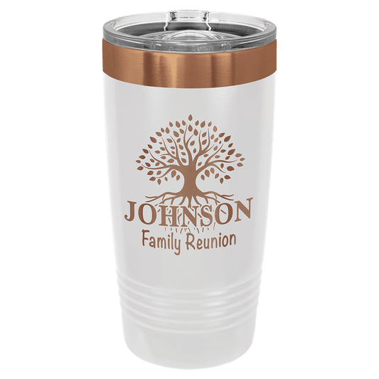 20 oz Rose Gold Polar Camel Tumbler - Design Your Own
