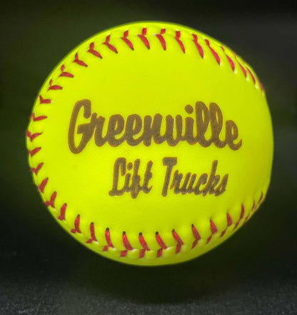 Custom Laser Engraved Softball – Team & Player Gift