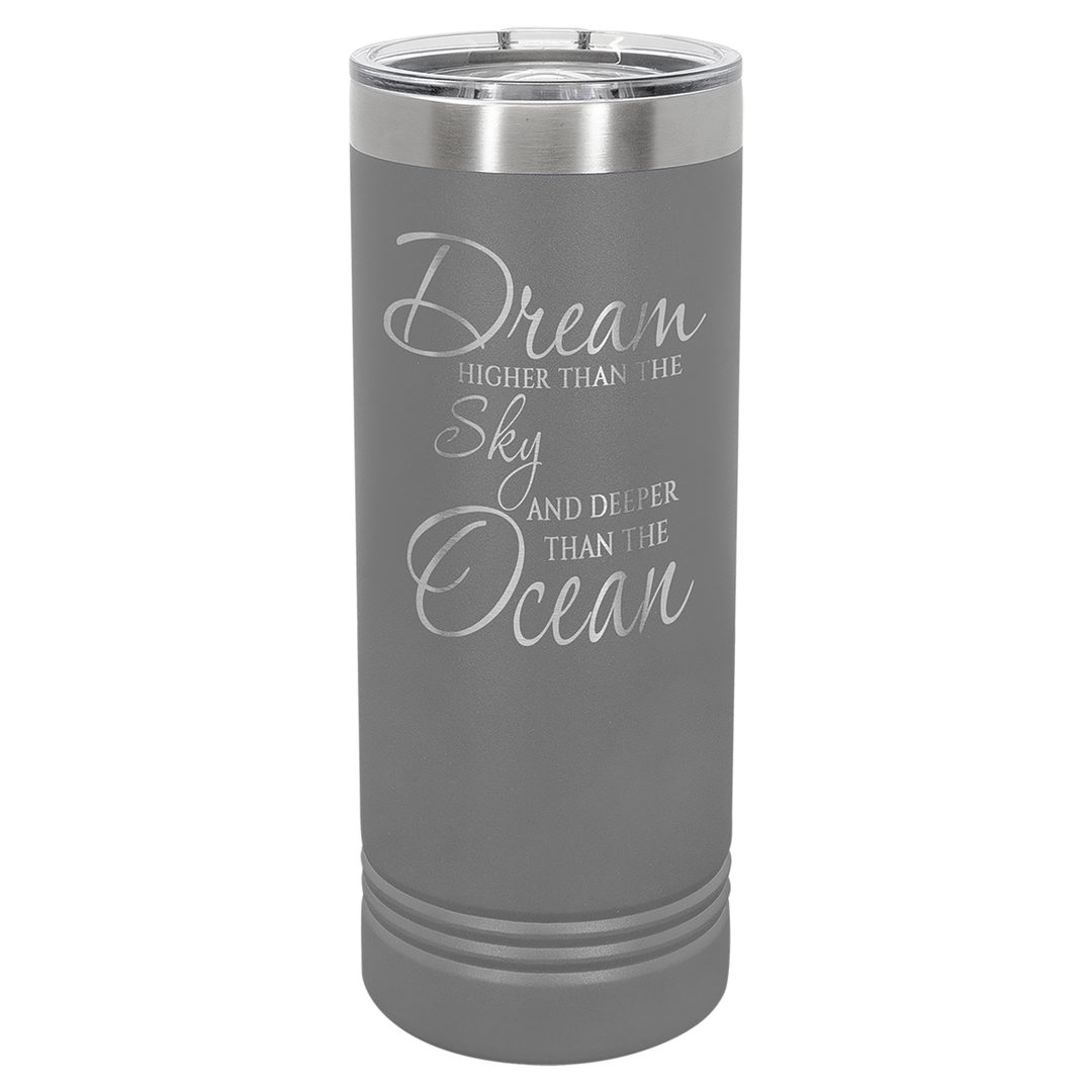 22 oz Polar Camel Skinny Tumbler - Design Your Own