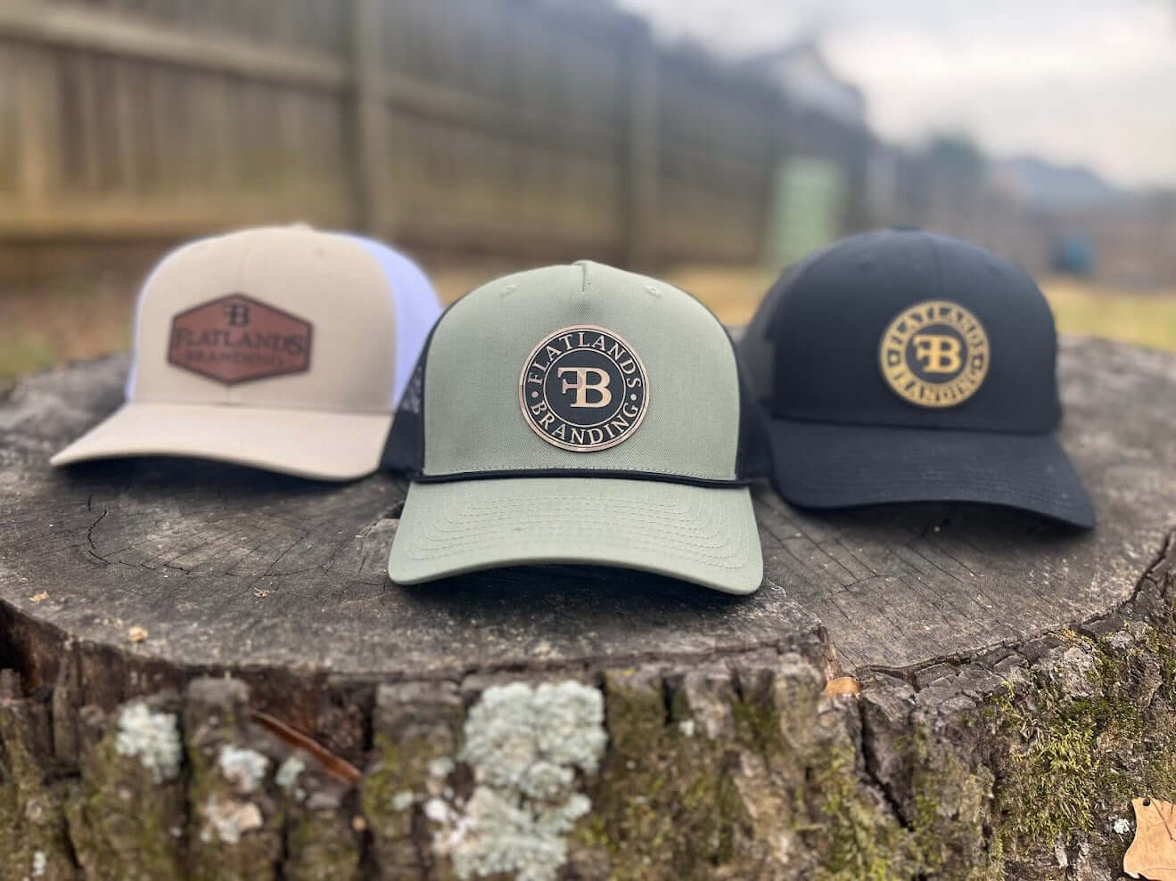 Richardson 112 Loden and Black with Rope Flatlands Branding Hat